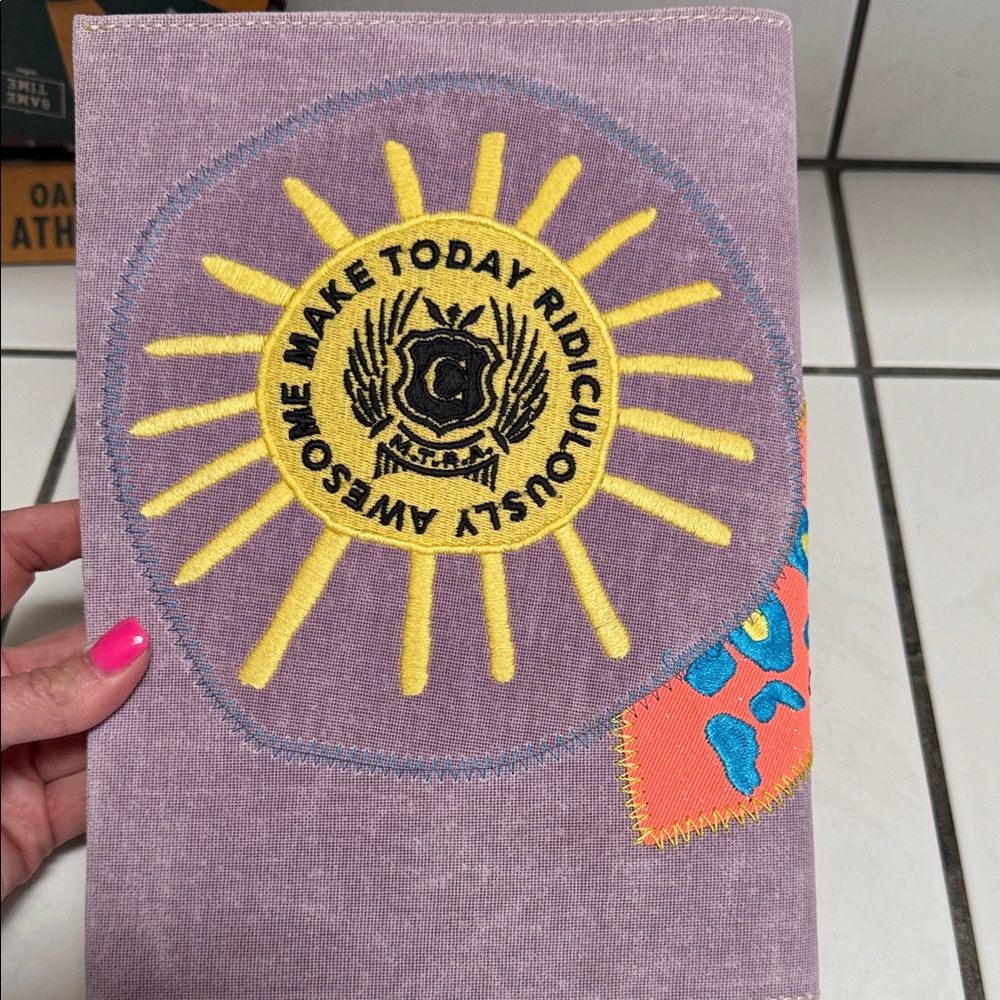 Consuela Multicolor Embroidered Notebook Cover - Picture 4 of 4
